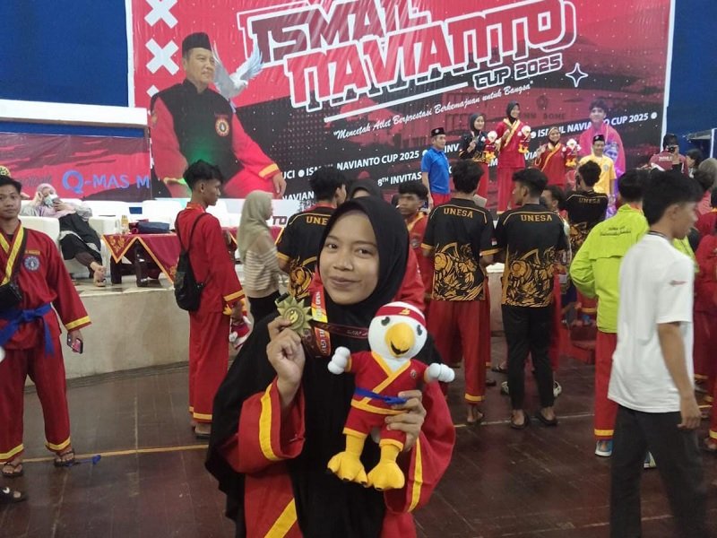 Avy Armada Aprilia Juarai Lomba Tapak Suci Kategori Dewasa Putri