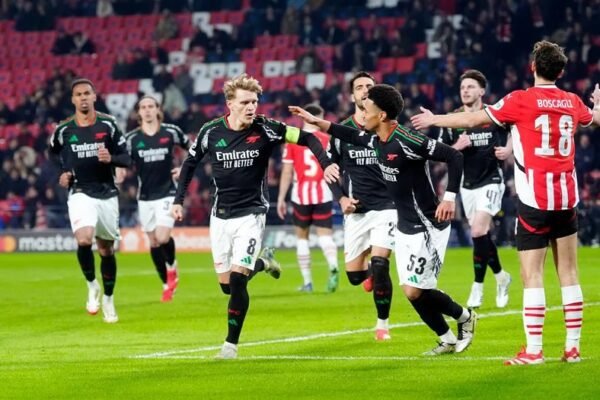 Libas PSV 7-1, Arsenal Catat Kemenangan Terbesar di Fase Knockout Liga Champions