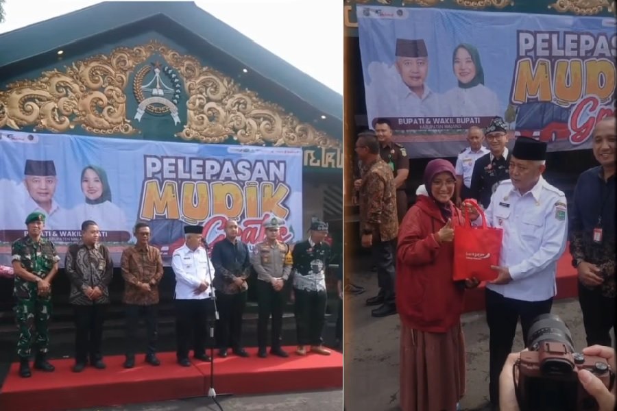 Bupati Malang Lepas Mudik Gratis Lebaran 2025, Berangkatkan 399 Pemudik