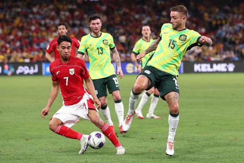 Indonesia Digasak Australia 1-5, Kekalahan Terbesar Sepanjang Kualifikasi Piala Dunia 2026