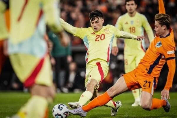 Diimbangi Spanyol 2-2, Gol Larut Mikel Merino Gagalkan Kemenangan Belanda