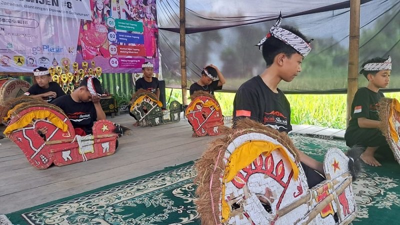 Sambut Hari Tari Sedunia, Kampung Budaya Polowijen Gelar Festival Topengan, Jaranan, dan Bantengan