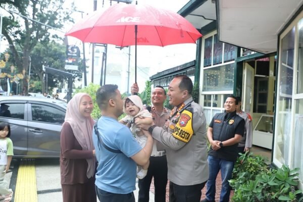 Pastikan Keamanan Arus Balik dan Liburan Pasca Lebaran, Kapolresta Malang Kota Sapa Pemudik dan Wisatawan