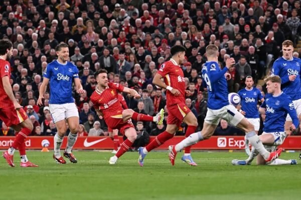 Gol Diogo Jota Antar Liverpool Kalahkan Everton di Derby Merseyside
