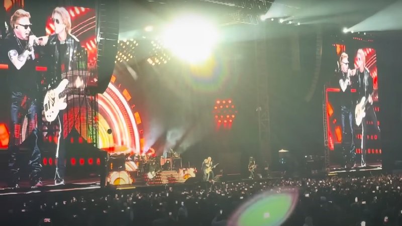 027-Guns N' Roses konser di Korsel Guns N' Roses Awali Tur Dunia 2025 di Incheon, Korsel