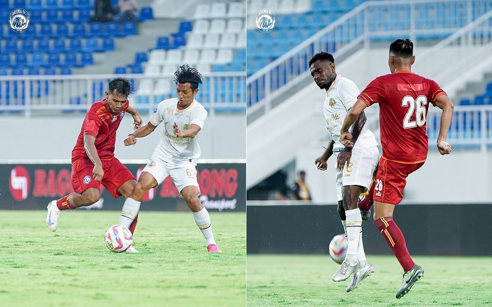 Arema FC Menang Telak 7-0 Atas Arema All Star dalam Charity Match di Stadion Kanjuruhan