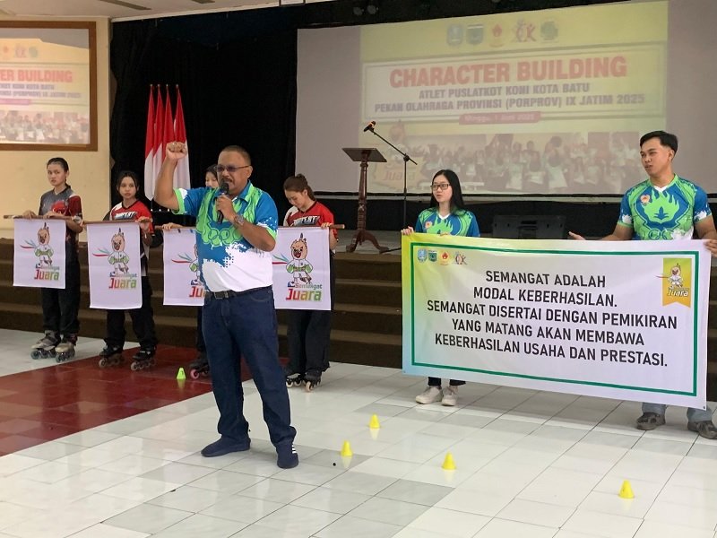 KONI Kota Batu Gelar Character Building Atlet Jelang Porprov Jatim 2025