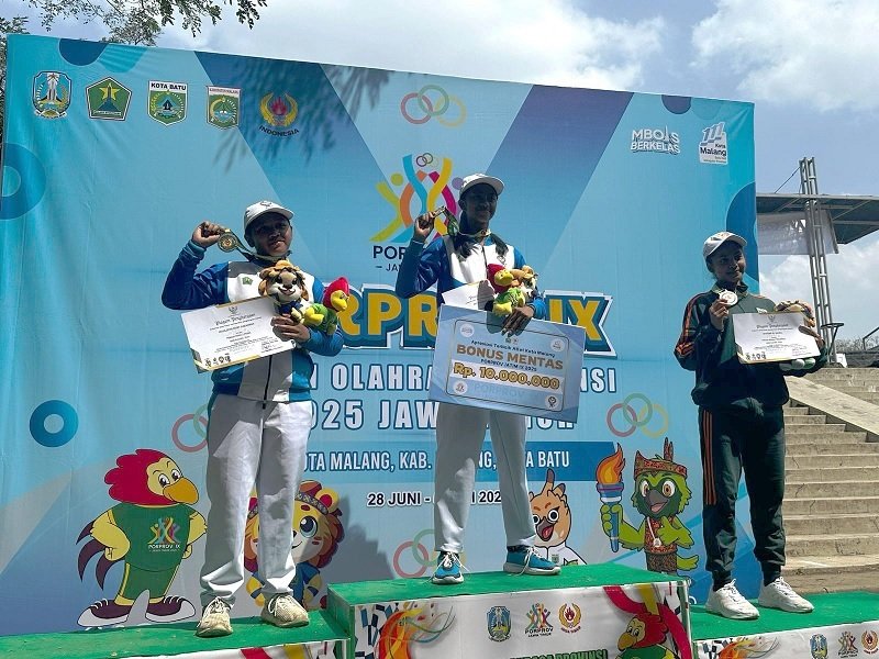 Tim BMX Putri Kota Malang Sumbang 2 Emas di Porprov Jatim 2025