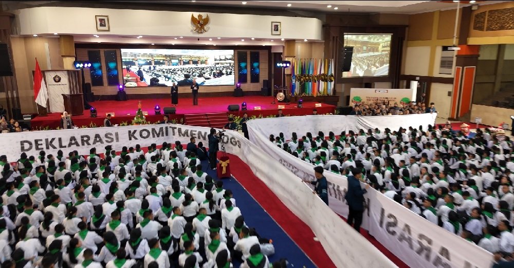 FP UB Pecahkan Rekor, 1.364 Mahasiswa Baru Tandatangani Deklarasi SDGs