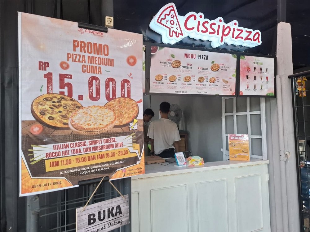 Cissipizza, Sensasi Pizza Khas Italia dengan Harga Ekonomis
