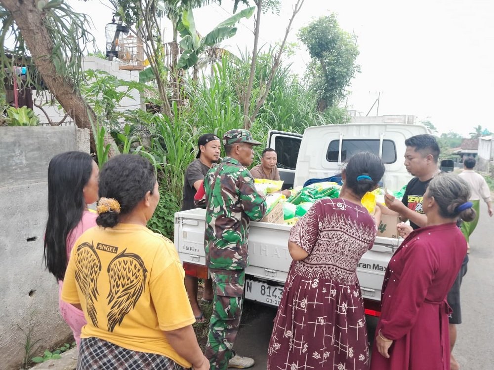 Bumdesma Djaya Jual Beras SPHP Murah Keliling Dusun Gunung Kunci