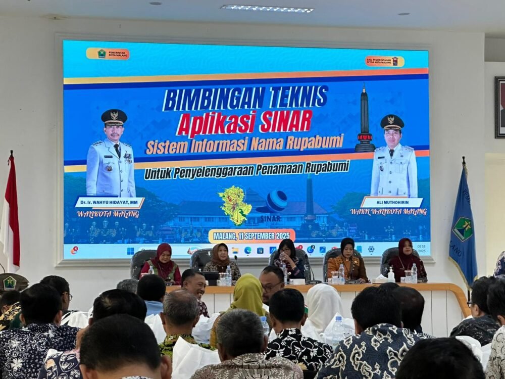 Wujud Komitmen, Pemkot Malang Gelar BIMTEK Aplikasi SINAR untuk Camat dan Lurah