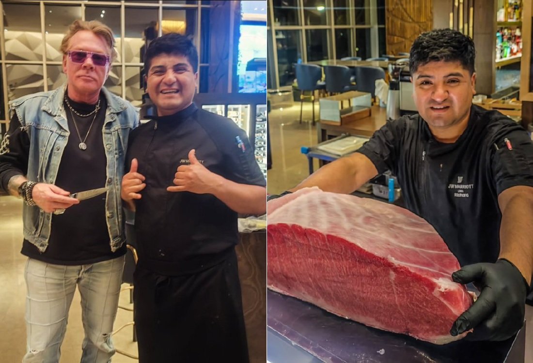 Gara-Gara Selfie dengan Axl Rose, Koki Hotel Ini Dipecat