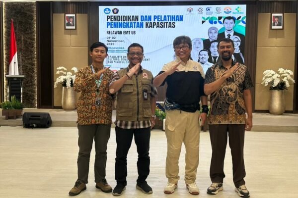 Lewat Pendidikan dan Pelatihan Relawan EMT UB, Latih Mahasiswa Jadi Garda Depan Siaga Bencana