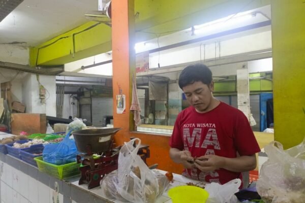 Harga Sayur dan Bahan Pokok Merangkak Naik di Pasar Terpadu Dinoyo