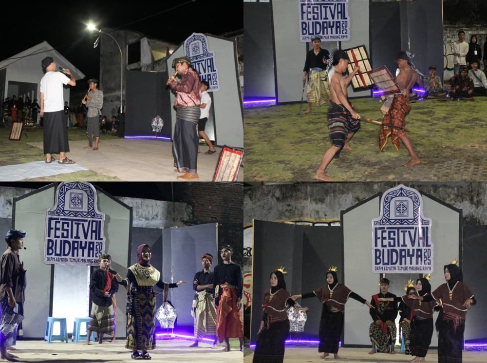 Festival Budaya Lombok Meriahkan Malam Puncak Dies Natalies IKPM Lombok Timur di Malang
