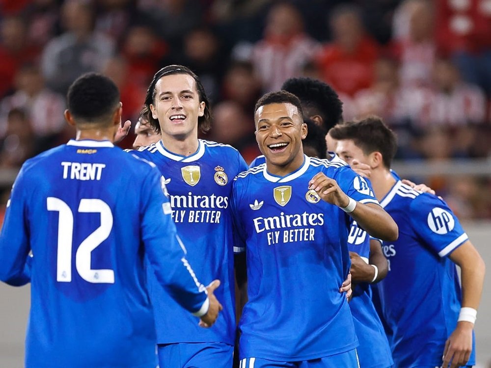 Hasil Olypiakos vs Real Madrid: Kylian Mbappe Borong Empat Gol