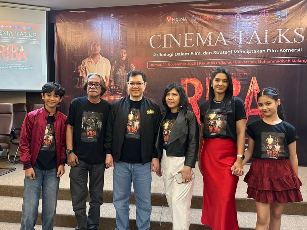 Tim Producer dan Cast Film Riba Cinema Talk Film Riba Guncang UMM, Kupas Kisah Horor Berasal dari Hutang
