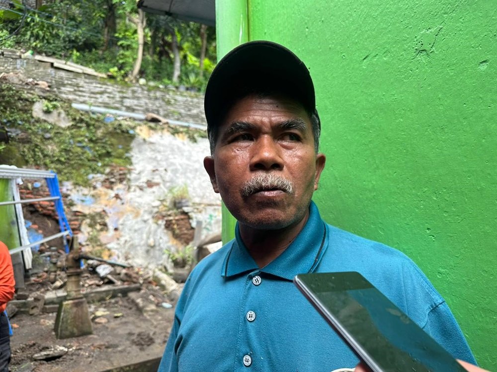 Jembatan Brantas Ambrol, 19 Rumah Warga Kampung Tridi Terdampak Longsor