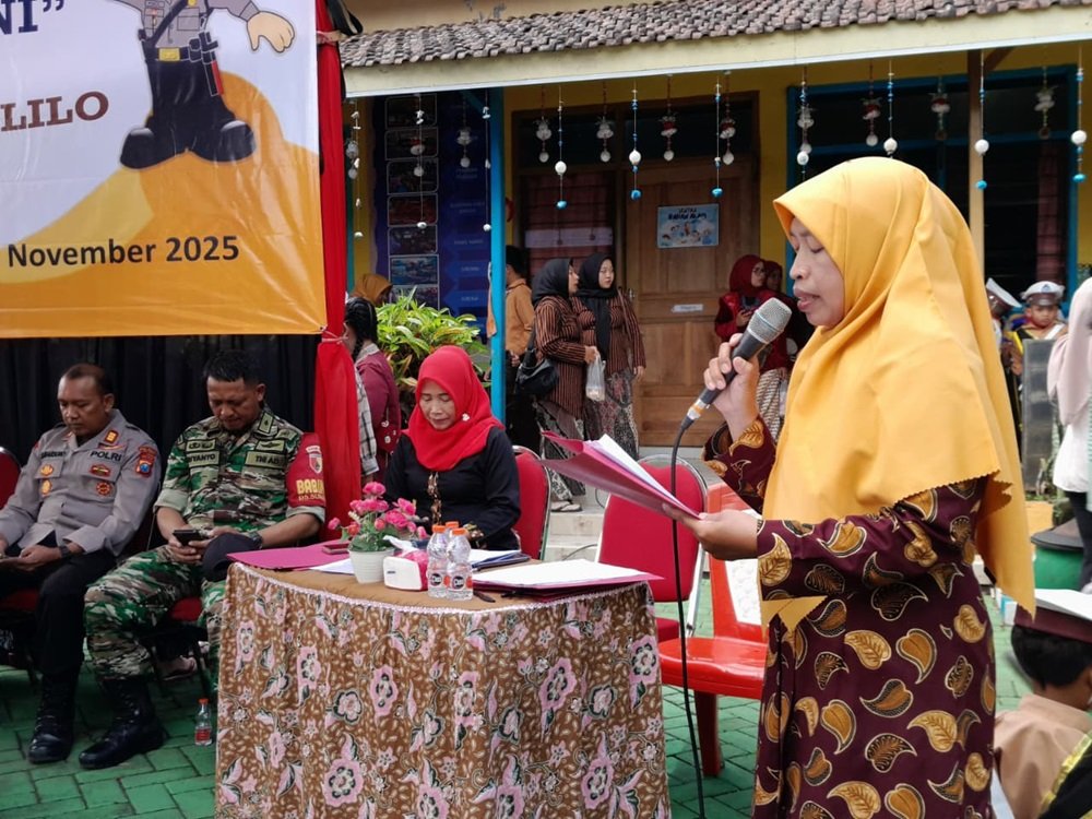 Kolaborasi Lintas Sektor di Jabung, Peringatan Sumpah Pemuda dan Bulan Bahasa Tanamkan Patriotisme dan Disiplin Sejak Dini