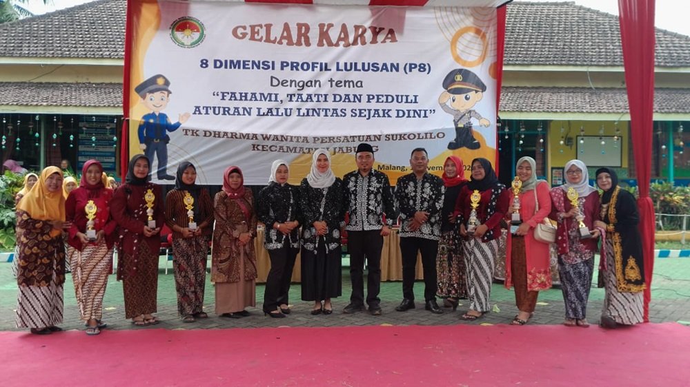 Kolaborasi Lintas Sektor di Jabung, Peringatan Sumpah Pemuda dan Bulan Bahasa Tanamkan Patriotisme dan Disiplin Sejak Dini