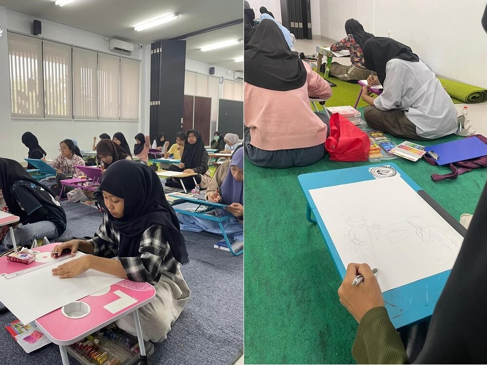 Lomba Poster Bertema “Rumahku Syurgaku” di SMK Permatajingga Jadi Wadah Kreativitas Siswa SMP Se-Malang Raya