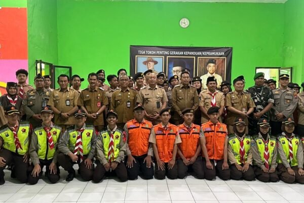 Gerakan Pramuka Kwartir Cabang Kota Malang Lepas 111 Personel PAM Nataru 2025