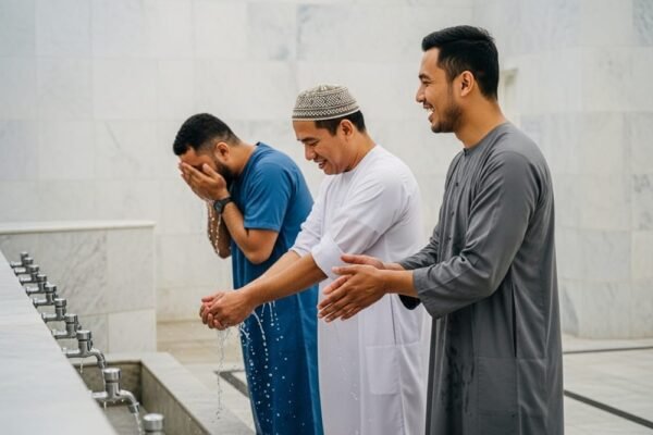 Bolehkah Ngobrol Sambil Wudhu?