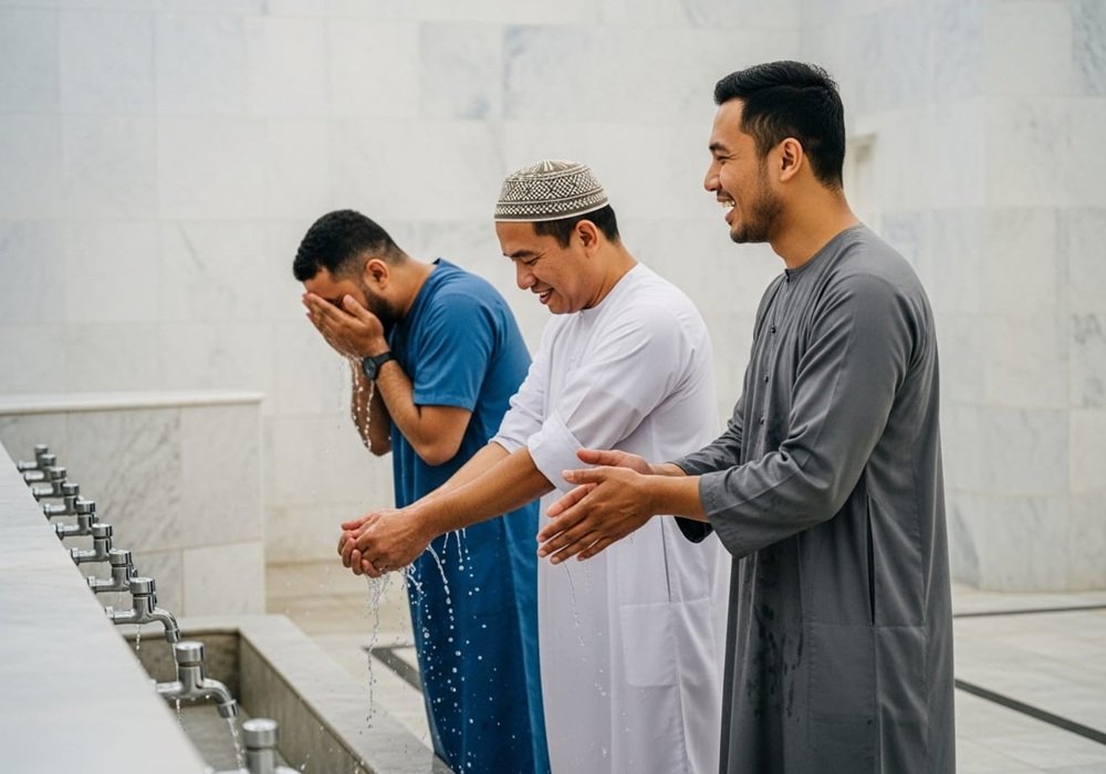 Bolehkah Ngobrol Sambil Wudhu?