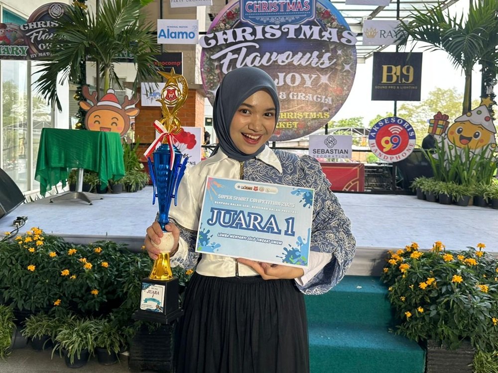 Bermodalkan Latihan Sehari, Jihan Farah Raih Juara 1 Lomba Menyanyi Super Smart Competition 2025