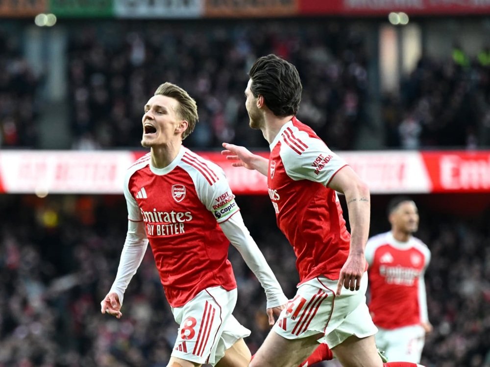 Hasil Arsenal vs Brighton: The Gunners rebut kembali puncak klasemen dari The Citizens