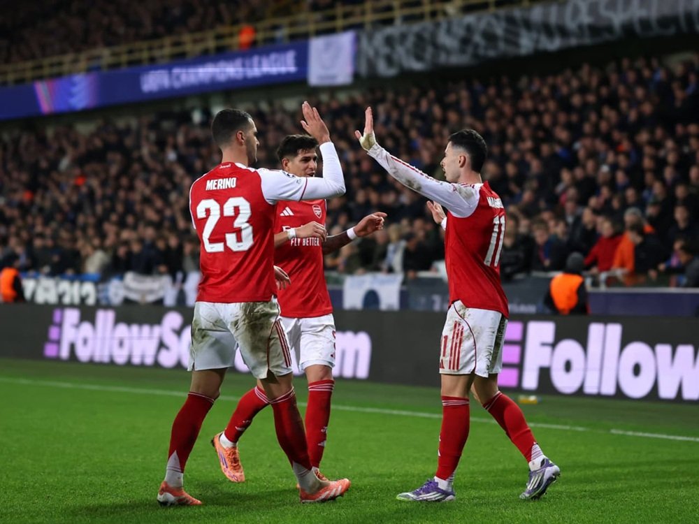 Martinelli Hasil Club Brugge vs Arsenal: The Gunners Bantai Tuan Rumah 0-3