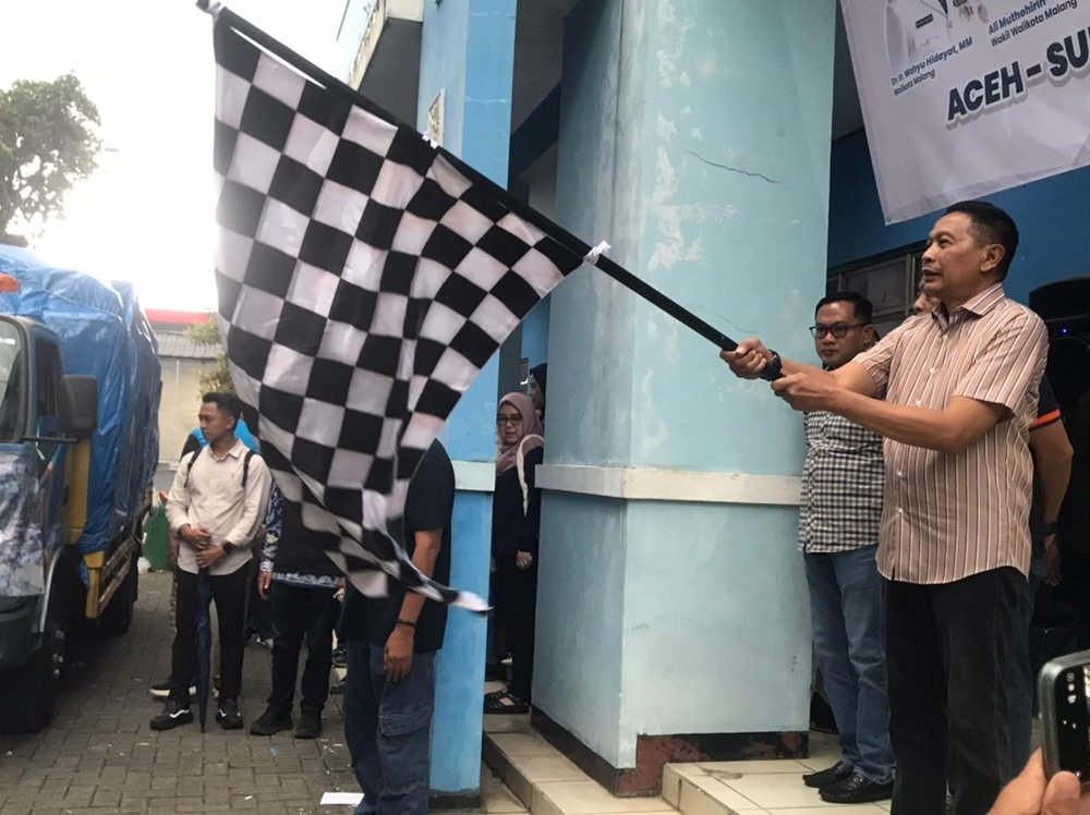 Wali Kota Malang Resmi Berangkatkan Bantuan untuk Korban Banjir Aceh, Sumbar, dan Sumut