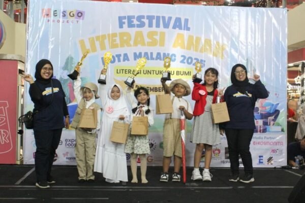 Bertabur Hadiah, Festival Literasi Anak di Malang City Point Disambut Antusias Peserta