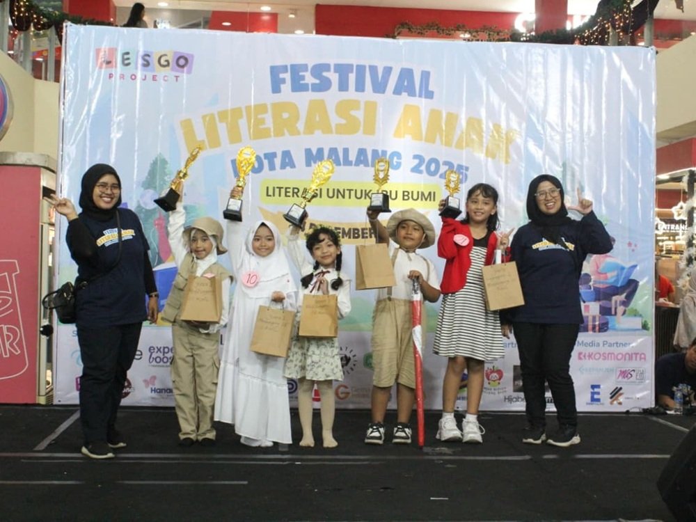 Bertabur Hadiah, Festival Literasi Anak di Malang City Point Disambut Antusias Peserta