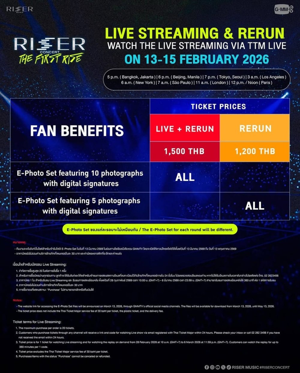 Guncang IMPACT Arena, RISER MUSIC Umumkan Konser Akbar THE FIRST RISE Selama Tiga Hari Berturut-turut