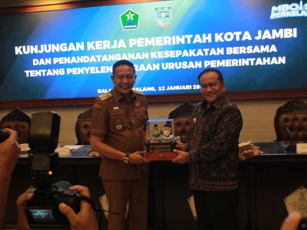 Pemerintah Kota Malang dan Kota Jambi Teken Kesepakatan Bersama, Perkuat Sinergi Peningkatan Pendapatan Daerah