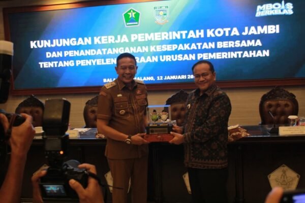 Pemerintah Kota Malang dan Kota Jambi Teken Kesepakatan Bersama, Perkuat Sinergi Peningkatan Pendapatan Daerah