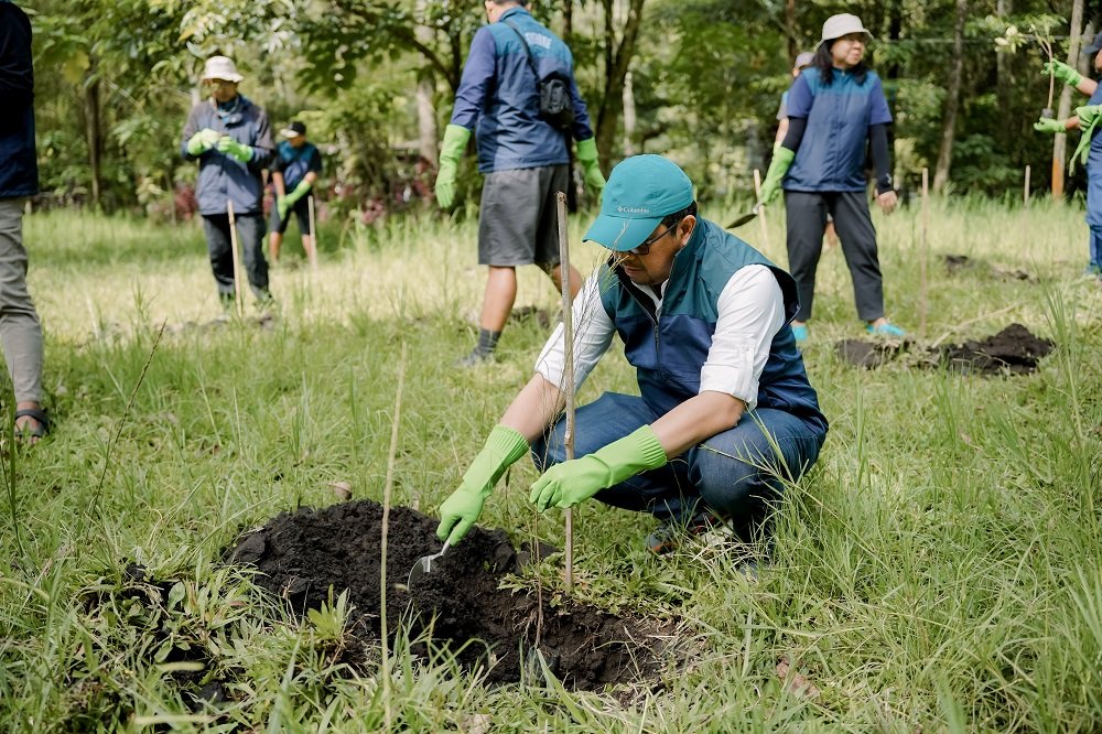 PT Terminal Petikemas Surabaya Tanam 120 Bibit Pohon Pinus di Coban Talun, Wujud Komitmen Pelestarian Lingkungan