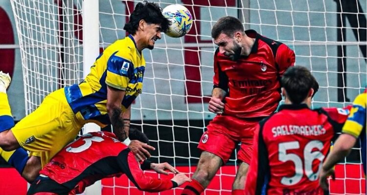 472-Sundulan Mariano Troilo gol Dipermalukan Parma 0-1, AC Milan Gagal Dekati Inter