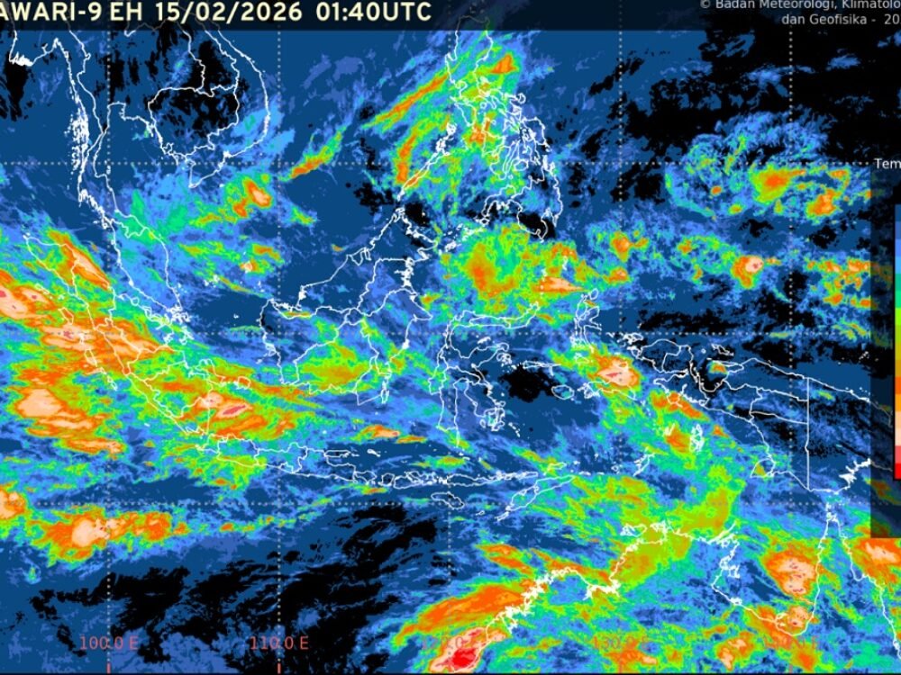 BMKG Cuaca Ekstrem BMKG Prediksikan Potensi Hujan Lebat Imbas Monsun Asia di Jatim dan Bali Nusra