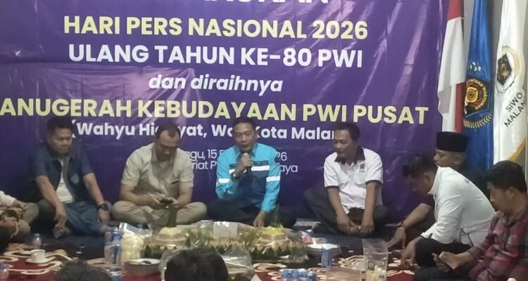 Wali Kota Malang HPN Hadiri Tasyakuran HPN 2026, Wali Kota Malang Sebut PWI Sebagai Mitra Pemerintah