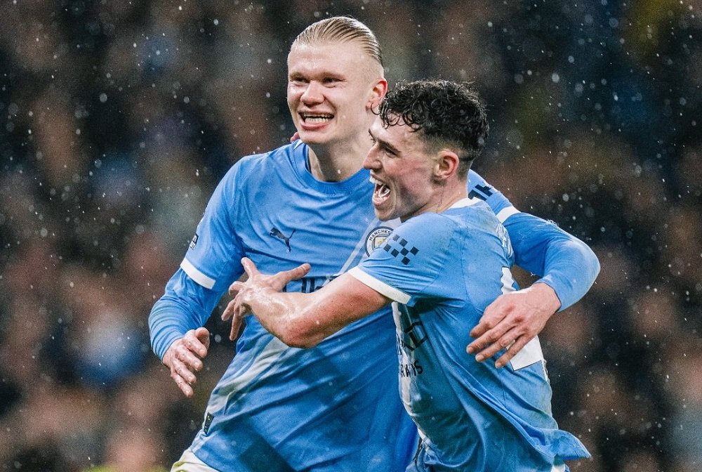 Menang Mudah Atas Fulham, Manchester City Pepet Arsenal Dengan Selisih Tiga Poin