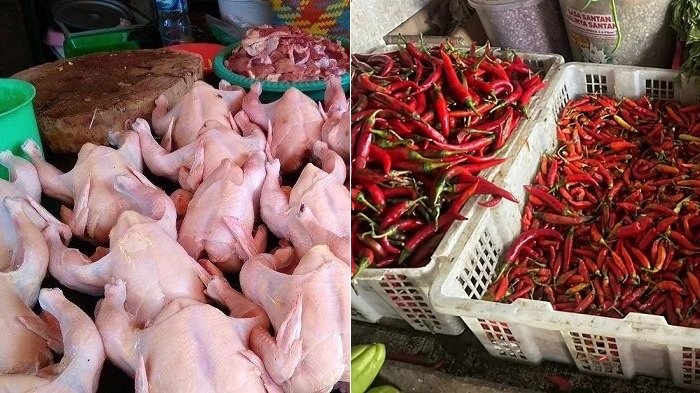 010-Daging ayam dan cabai rawit Harga Kebutuhan Pokok di Malang Raya Relatif Stabil Akhir Maret 2026