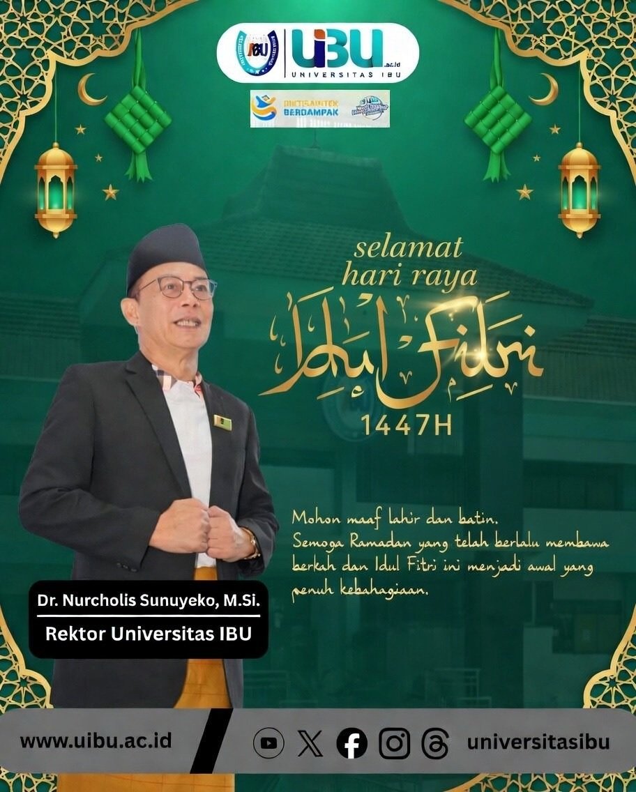 Greeting Idul Fitri Universitas IBU