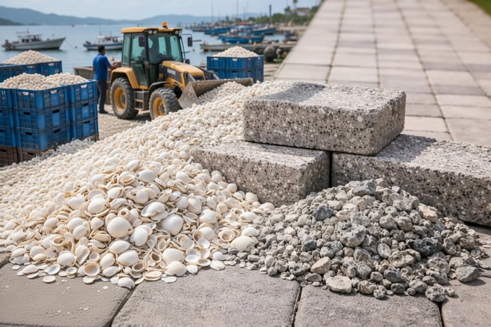 Kurangi Emisi Karbon Konstruksi, Peneliti Spanyol Ciptakan Paving Block dari Limbah Cangkang Kerang dan Fly Ash
