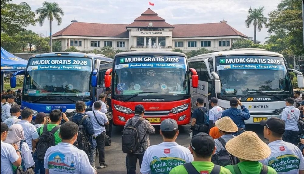 Gandeng Swasta, Pemkot Malang Tambah Bus Mudik Gratis Jadi 6 Unit