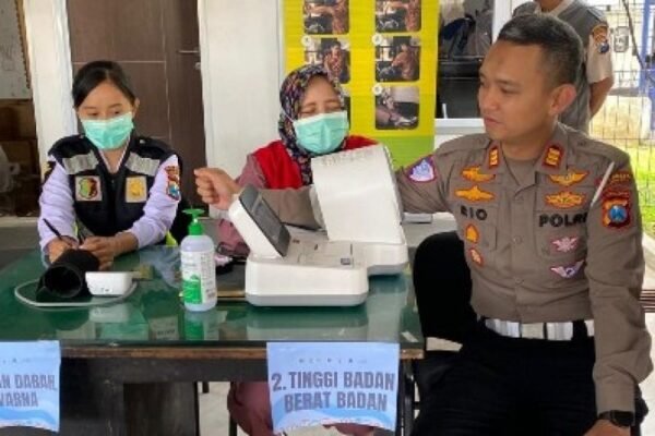 Tekan Human Error, Polresta Malang Kota Cek Kesehatan Sopir Bus Jelang Arus Mudik Lebaran 2026