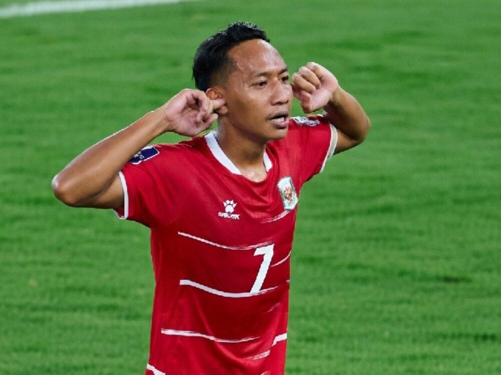 484-Beckham Putra selebrasi Beckham Putra Cetak Brace, Timnas Indonesia Hajar Saint Kitts and Nevis 4-0 di FIFA Series 2026