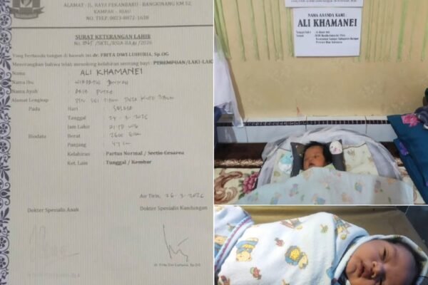 Viral, Pasangan di Riau Beri Nama Anaknya “Ali Khamanei”